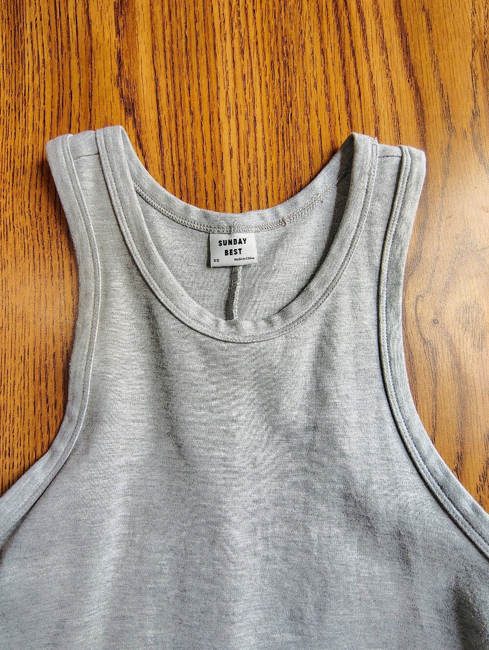 Sunday Best By Aritzia Bodycon Mini Dress Sleeveless Women's Light Grey XS. - Picture 5 of 13